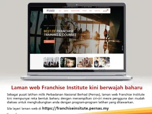Laman web Franchise Institute kini berwajah baharu