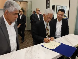 SELAMAT DATANG DAN TAHNIAH DI ATAS PELANTIKAN SEBAGAI PENGERUSI PERNAS YANG BAHARU, MENARA PERNAS 3 JUN 2025 - 2